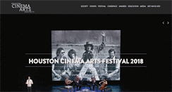 Desktop Screenshot of houstoncinemaartsfestival.org